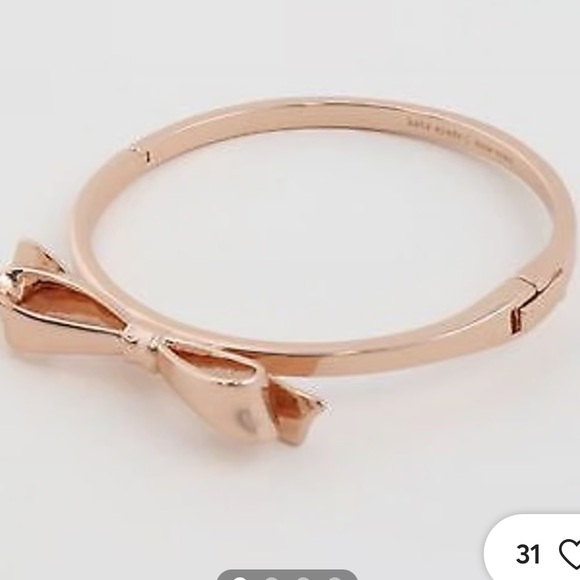 Kate Spade Rose Gold Bow Bracelet - Picture 1 of 2